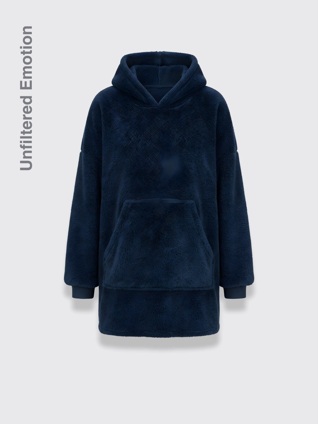 Hoodie Sweatshirt With Big Pocket  Wearable Blanket