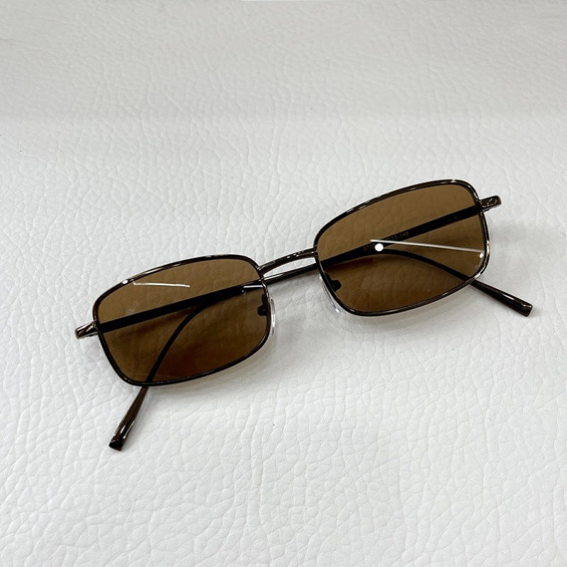 Retro Sunglasses For Men And Women Bronze Frame Dried