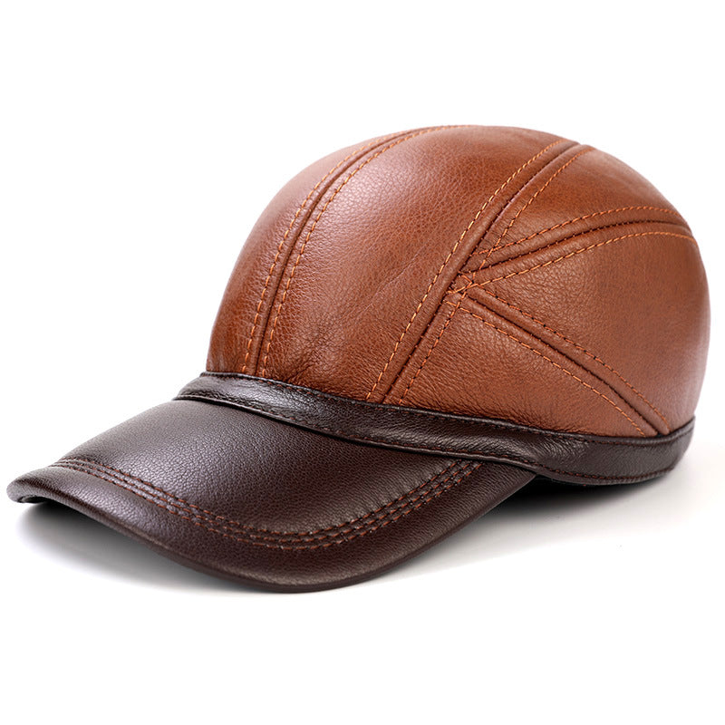 First Layer Leather Baseball Cap