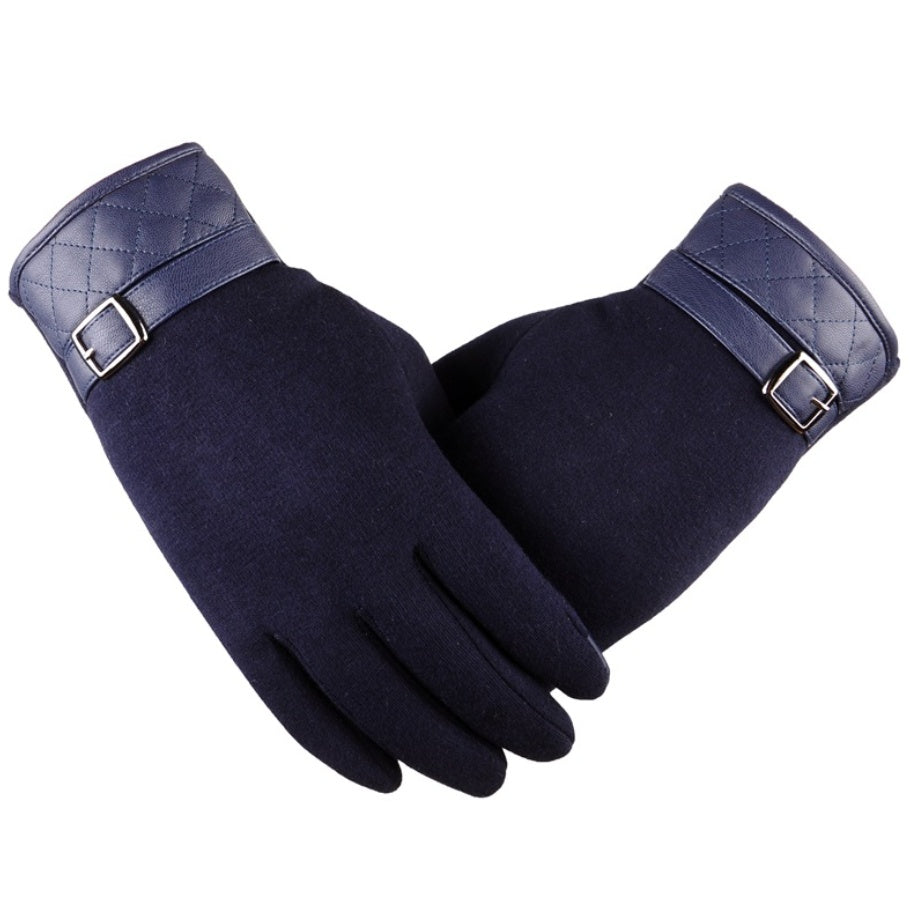 Winter touch screen gloves Blue