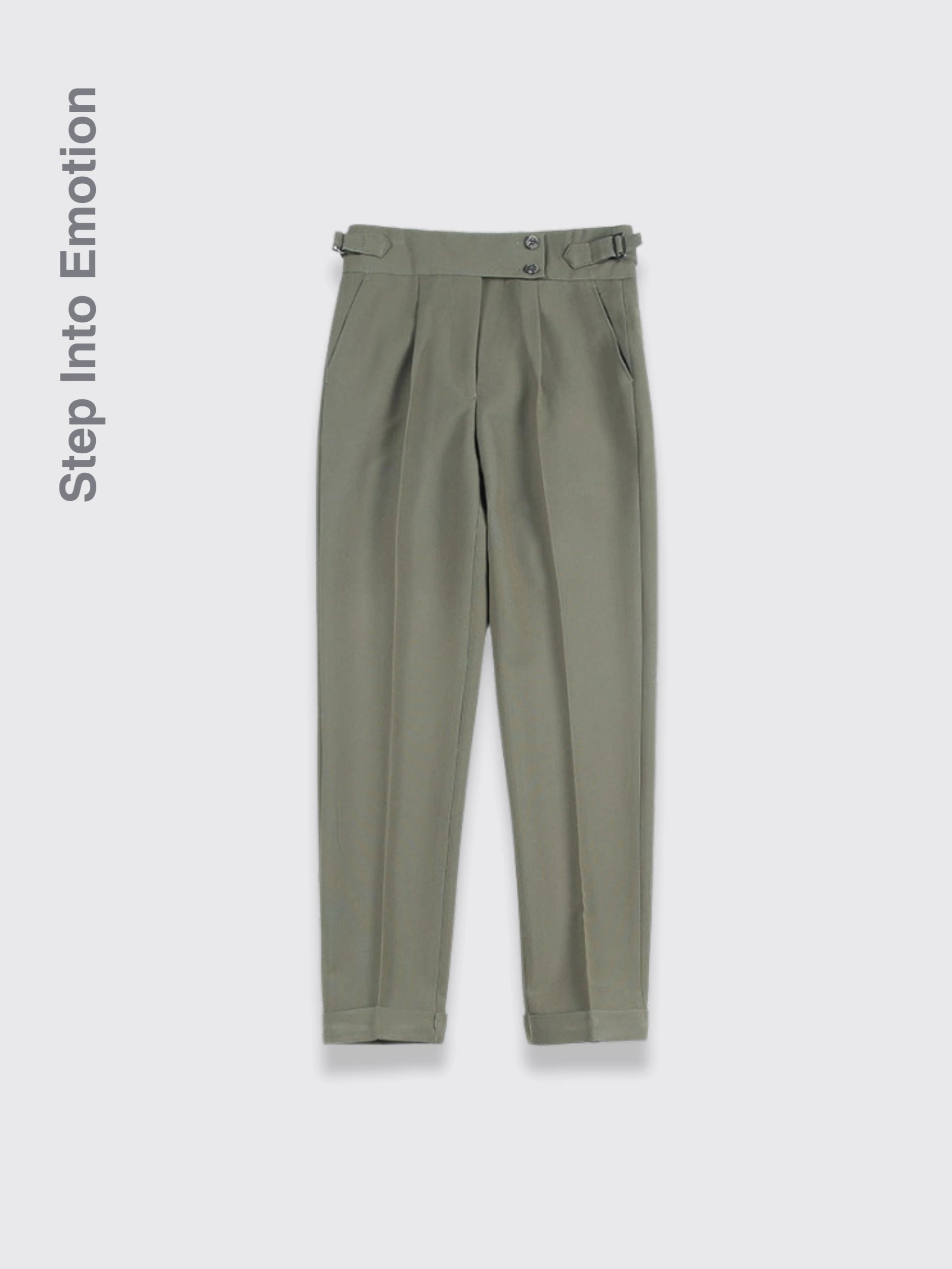 British Style Business Formal Wear Suit Pants Men Green 29