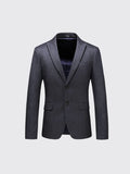 Business Casual Striped  Suit Jacket