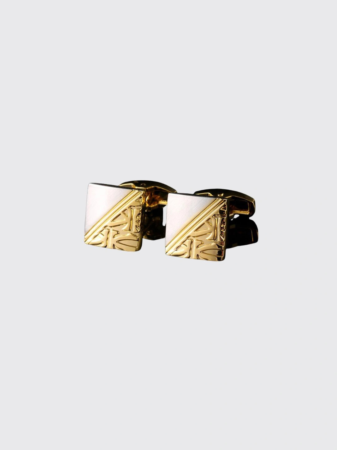 Two-tone High Quality French Cufflink