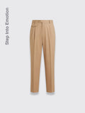 Commuting Italian Style Casual Pants For Men Light Brown 29
