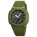 Quartz Waterproof Multi-function Chronograph Alarm Digital Watch Army Green Black Machine