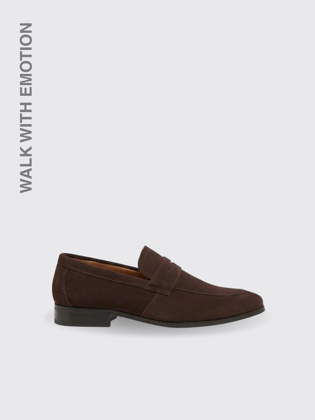 Slip-on Japanese Style Suede Shoes Brown 39