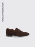 Slip-on Japanese Style Suede Shoes Brown 39