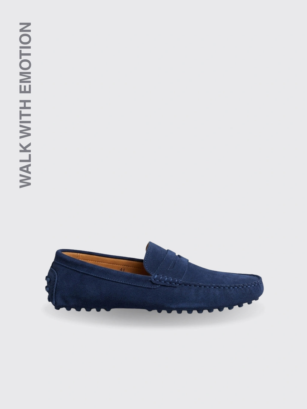 Suade Driver Loafers Dark blue 38