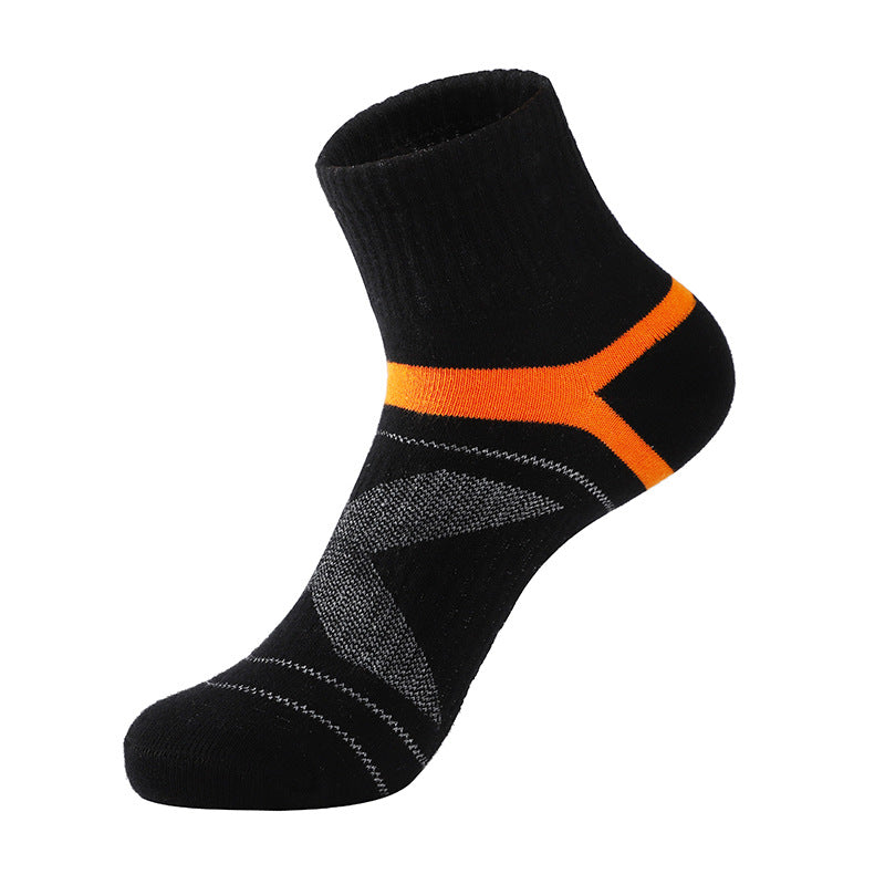 Sports socks basketball socks Black One size