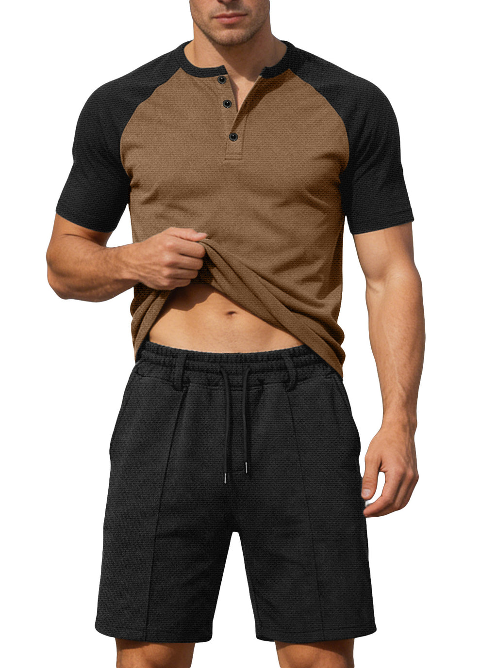 Short-Sleeve Shirt Dark Brown