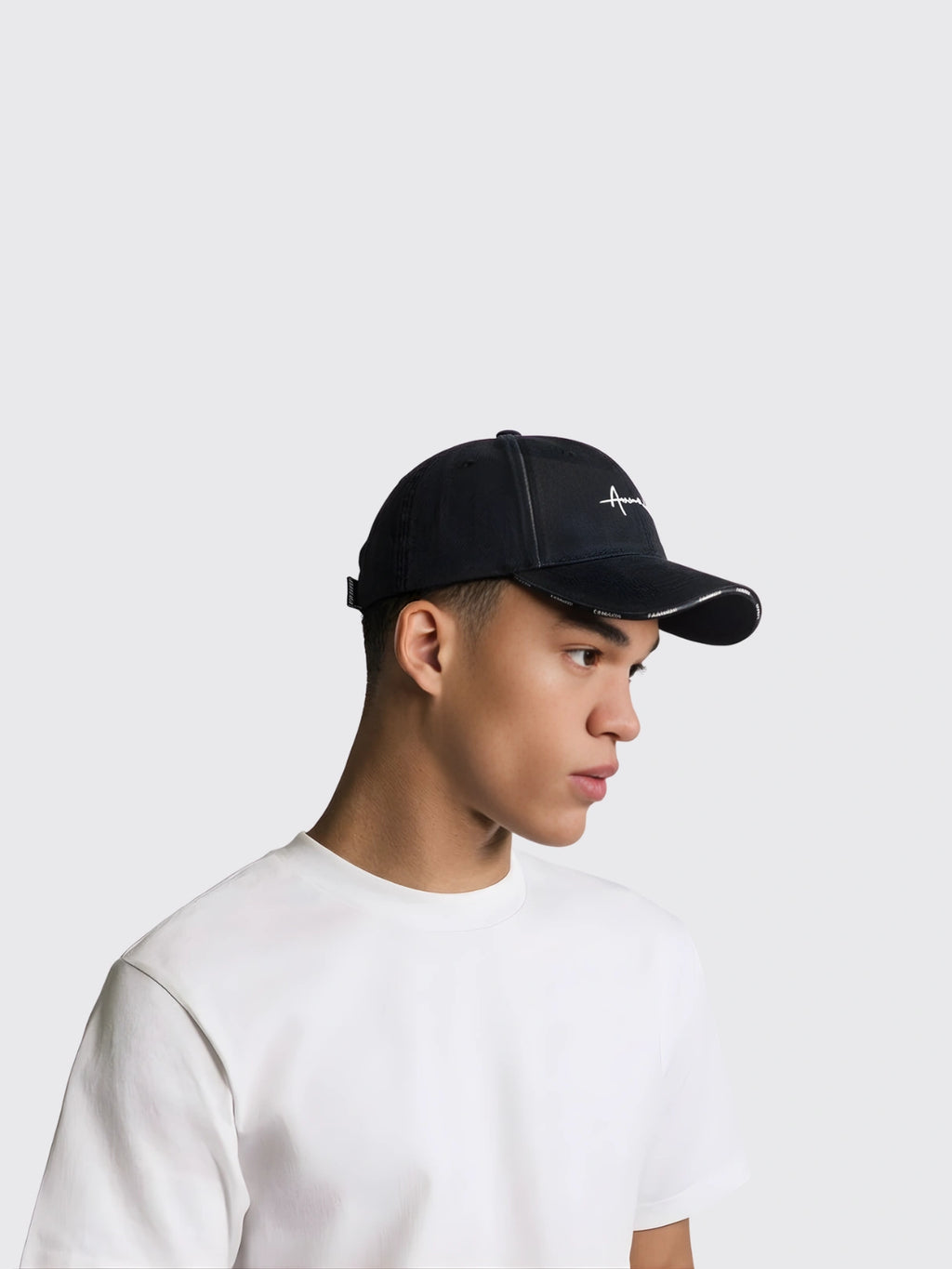 Korean-style Letter Embroidered Peaked Baseball Cap