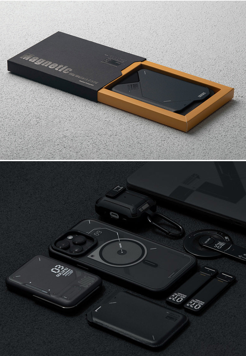 Magnetic Flip Card Holder G02 Two-in-one Wallet