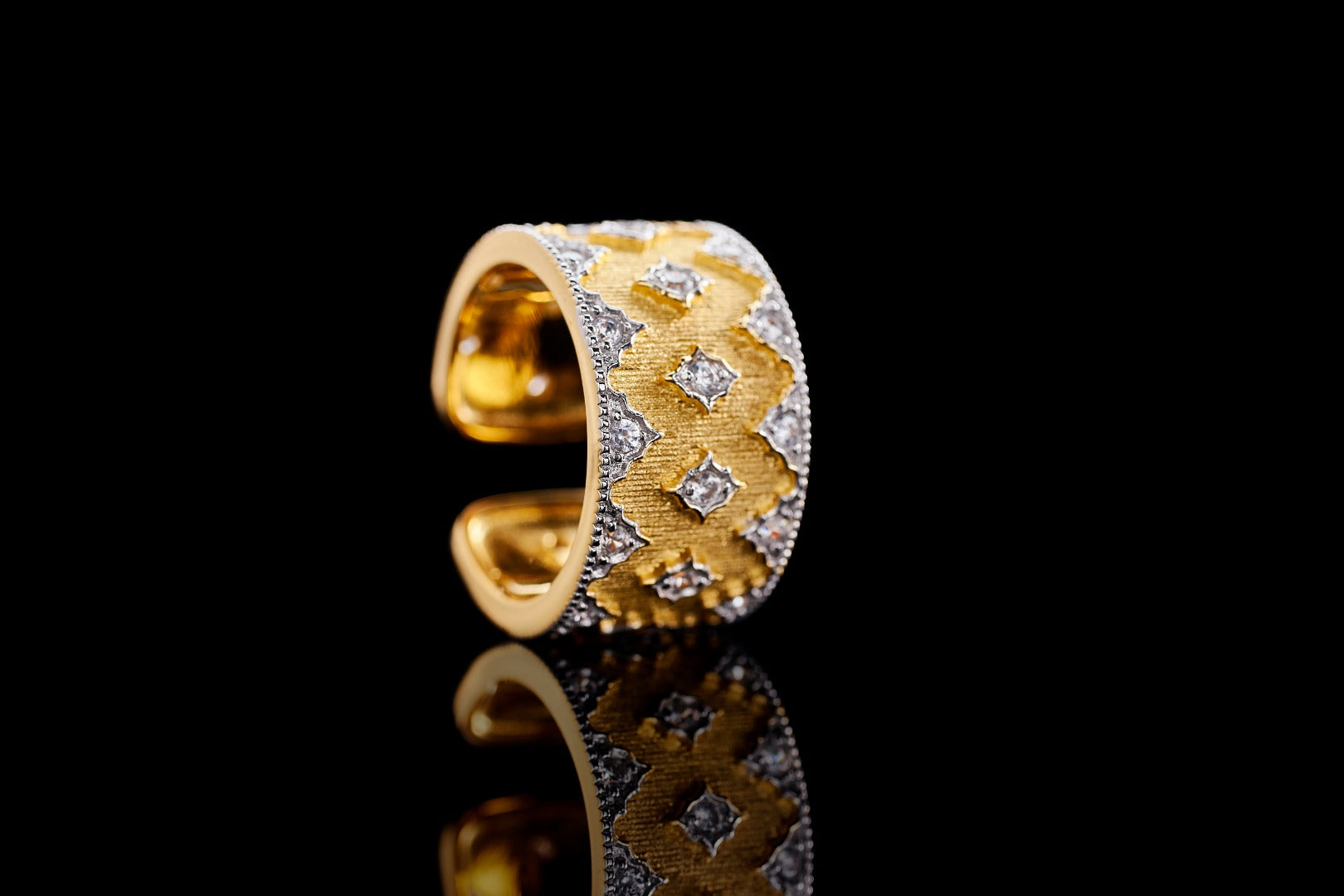 925 Silver-plated Star Wide Edition