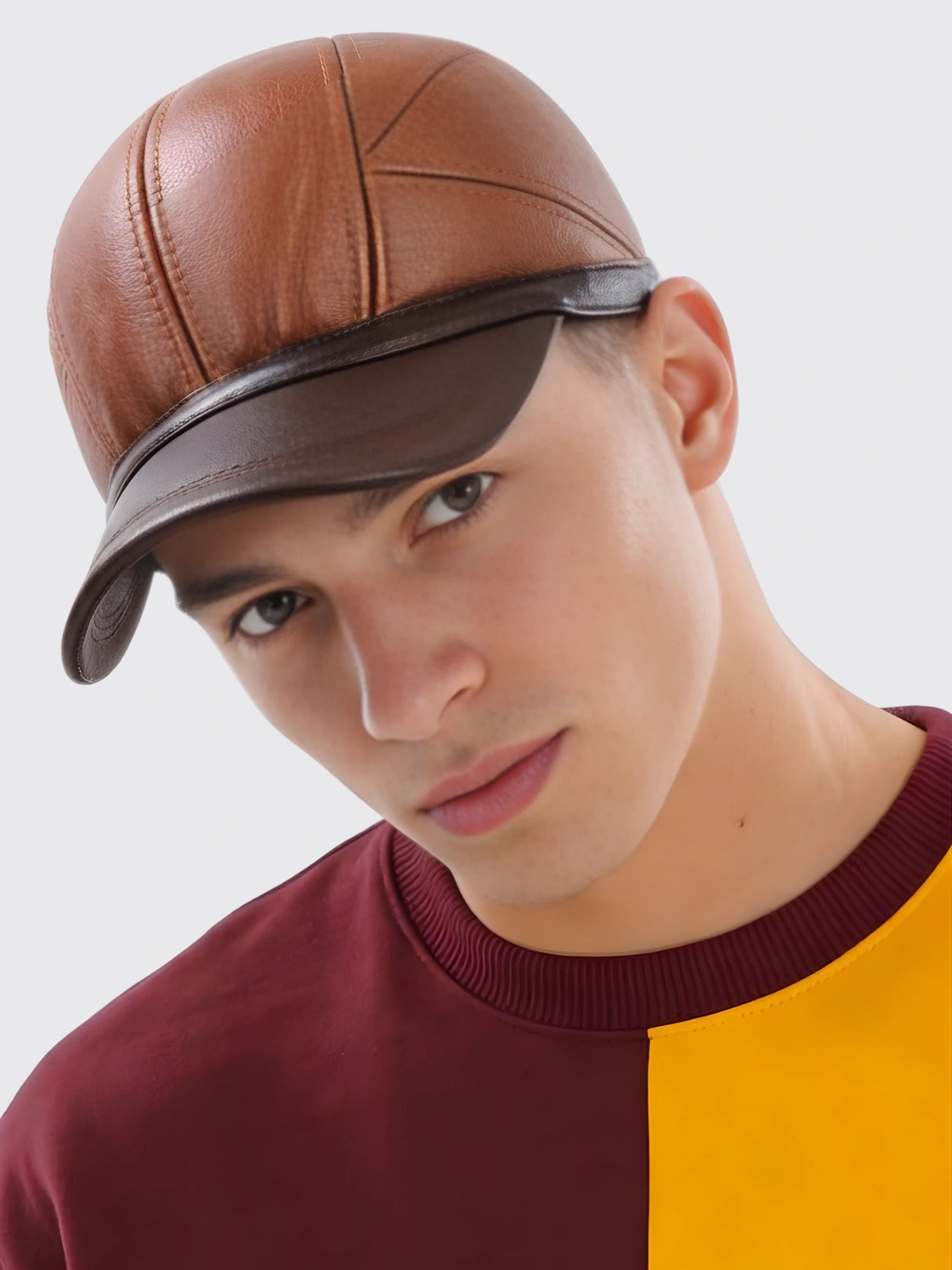 First Layer Leather Baseball Cap