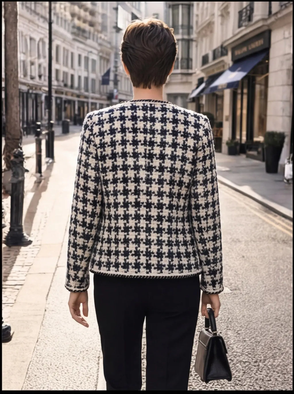 Houndstooth Small Fragrance Jacket