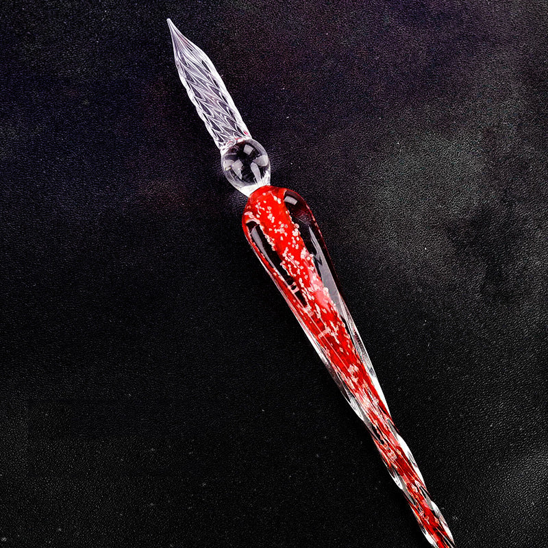 Creativity Luminous Glass Pen Red