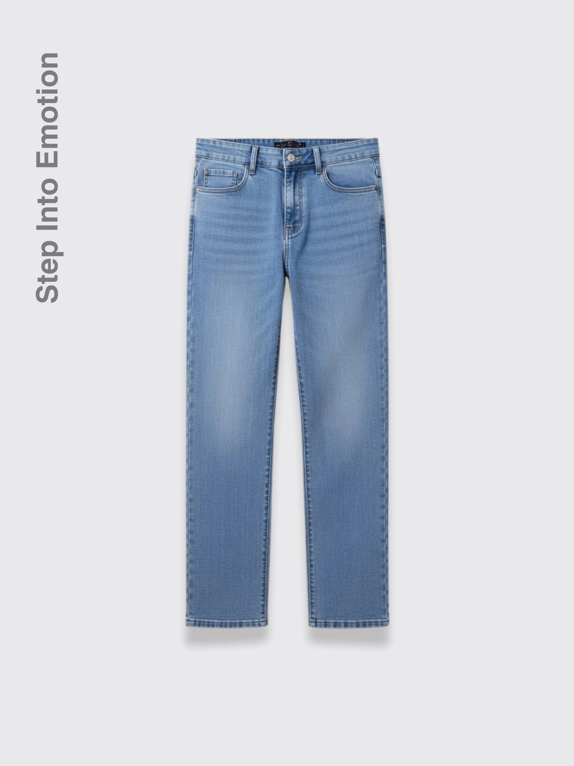 Straight Slim Casual Jeans Men