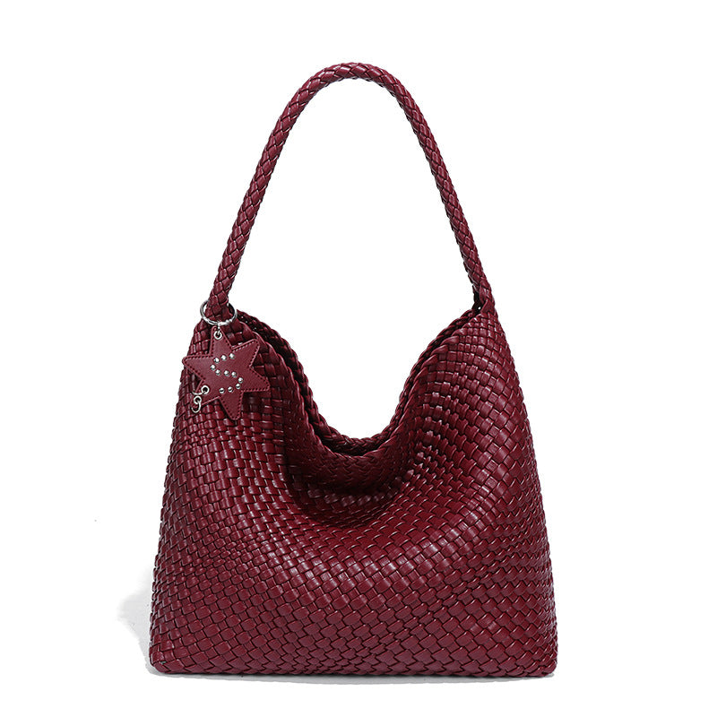 Styleperfect Casual Commuter Shoulder Bag Wine Red