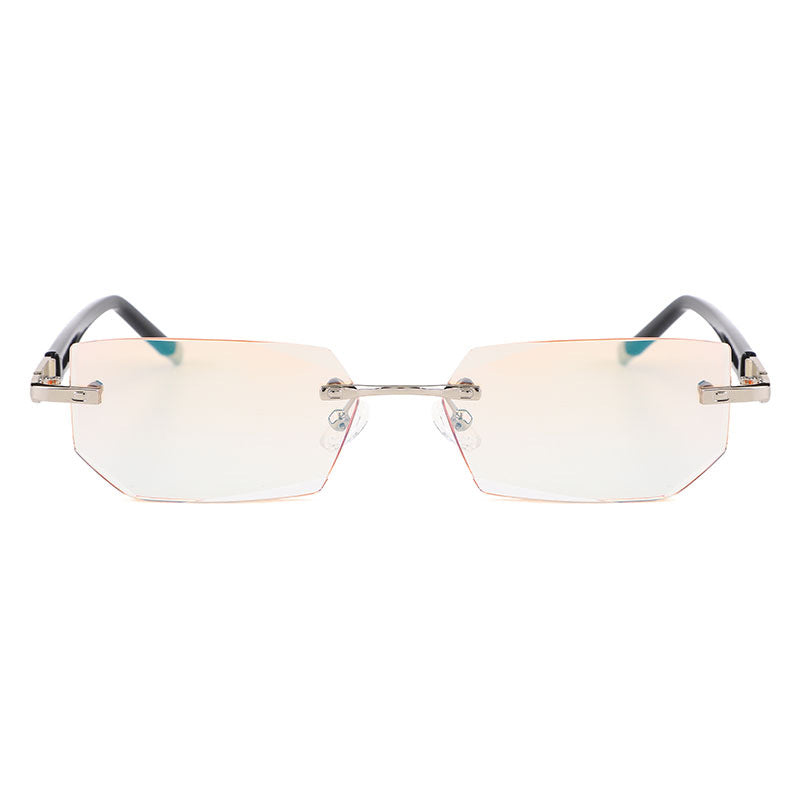 Diamond-cut reading glasses Tan