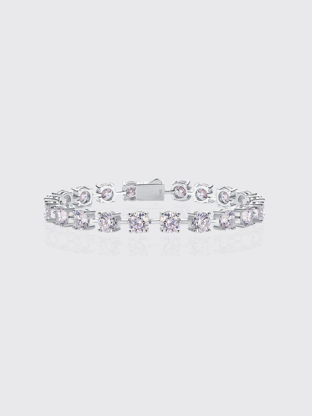 65mm Moissanite 1 Karat Time Bracelet 1 Karat 19cm