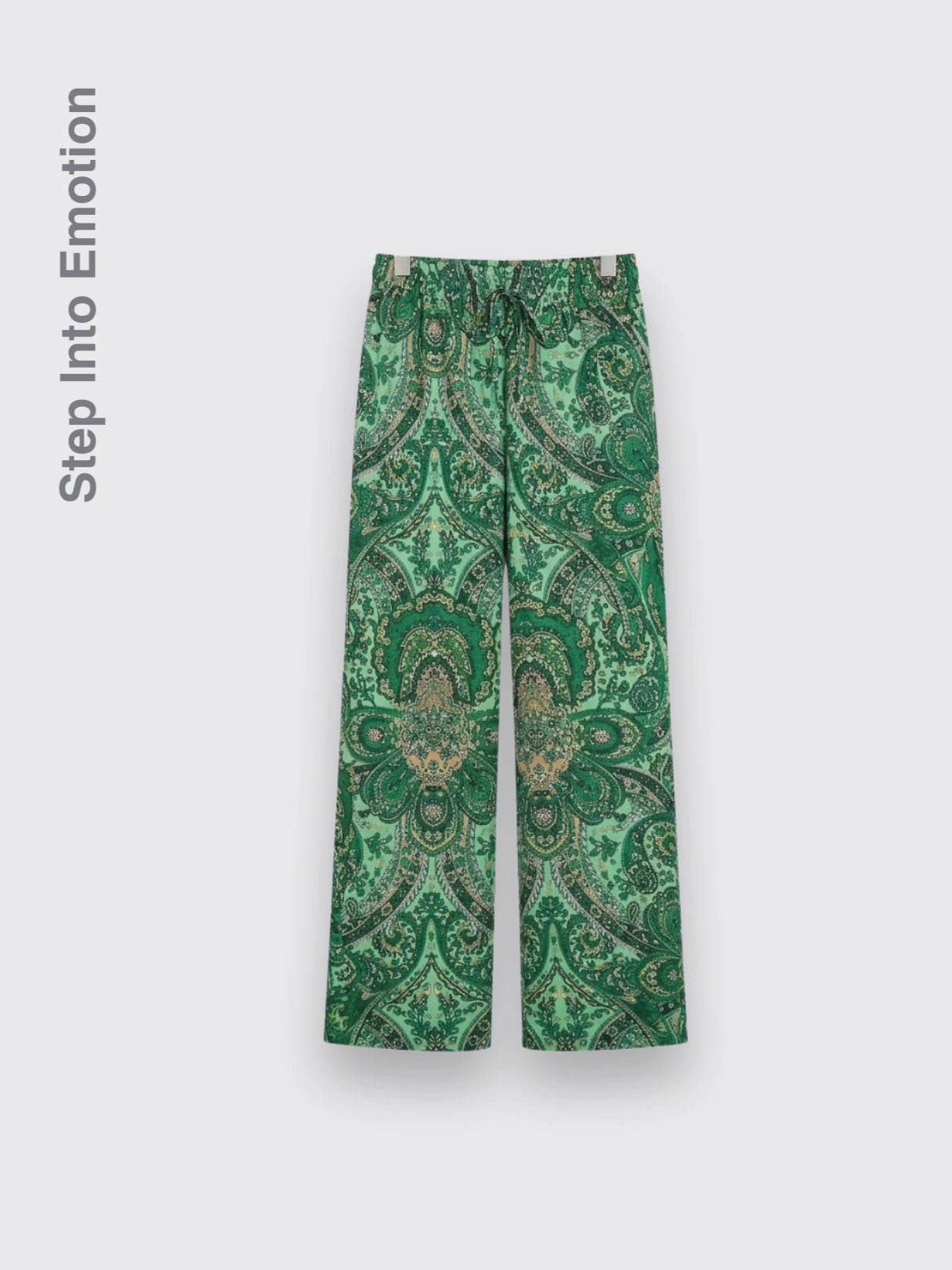 Casual Beach Pants Dark Green L