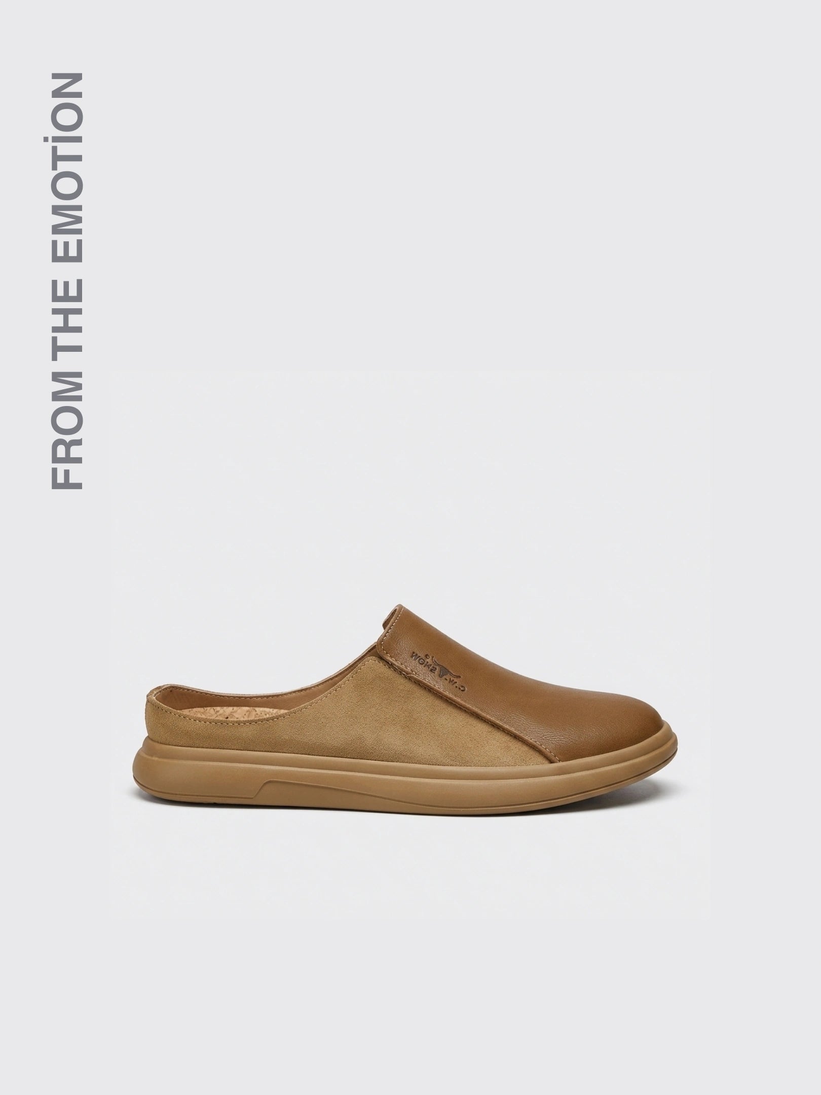 Leather Sandals Men Brown 38