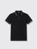 Polo Shirt With A Stand-up Collar 1 Black 2XL