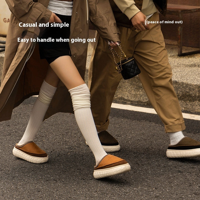 New Non-slip Plus Velvet Slippers