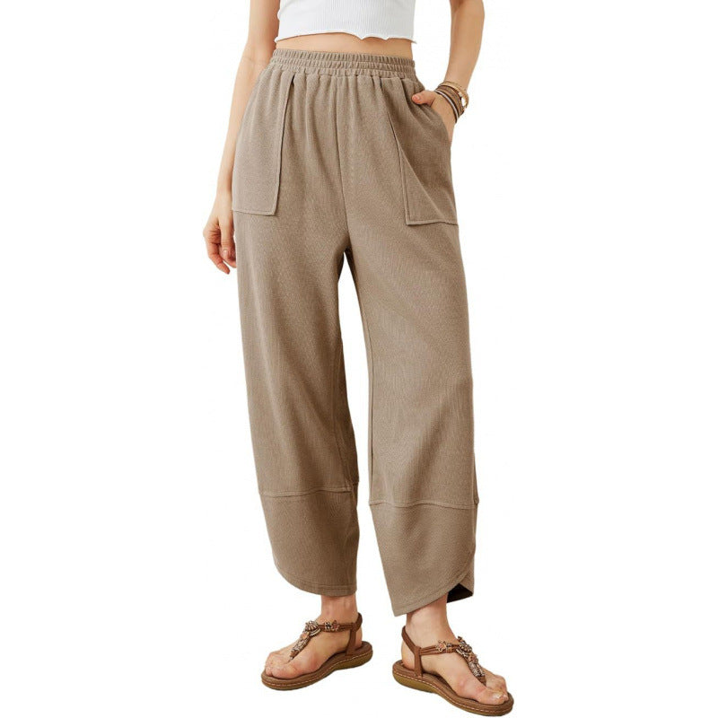 Cropped Pants Khaki