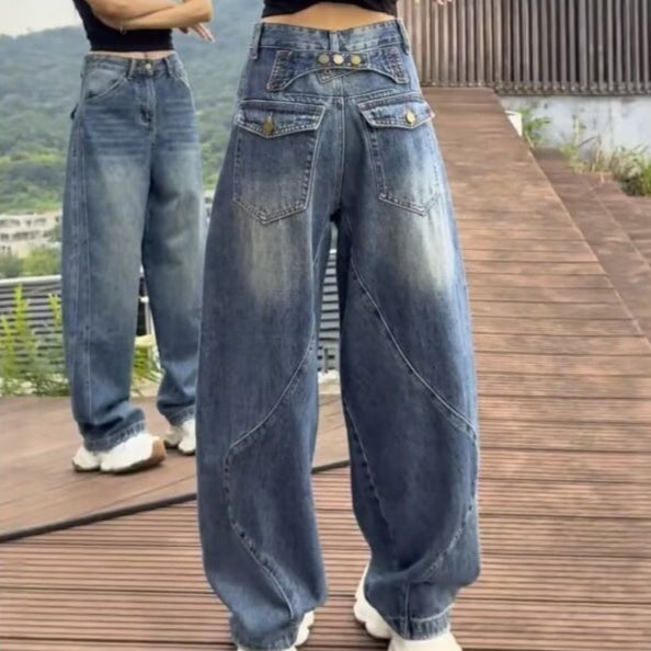 Retro Baguette Banana Denim Jeans