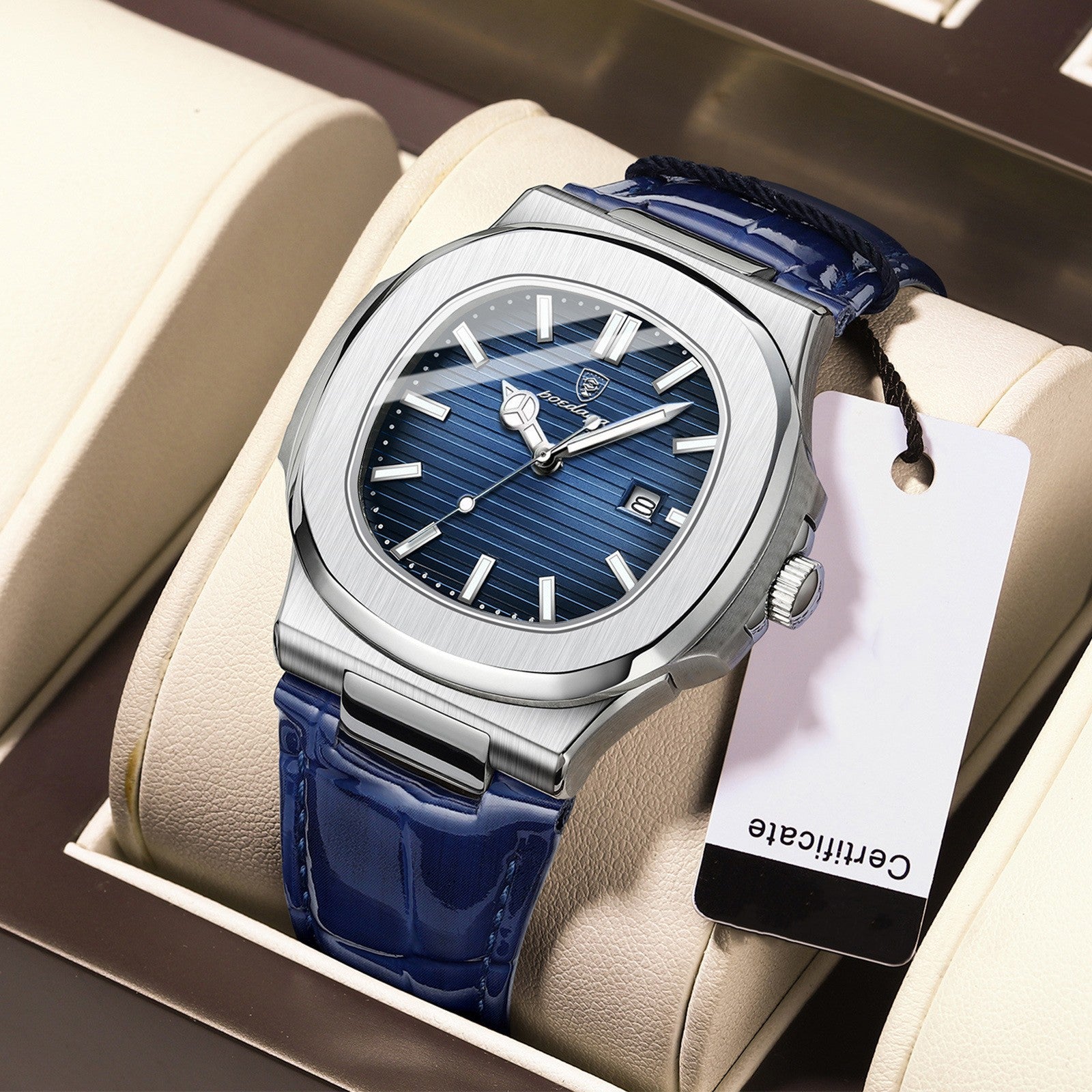 Poedagar Waterproof Luminous Quartz Watch