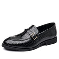 Mens Stylish Casual Leather Shoes Black