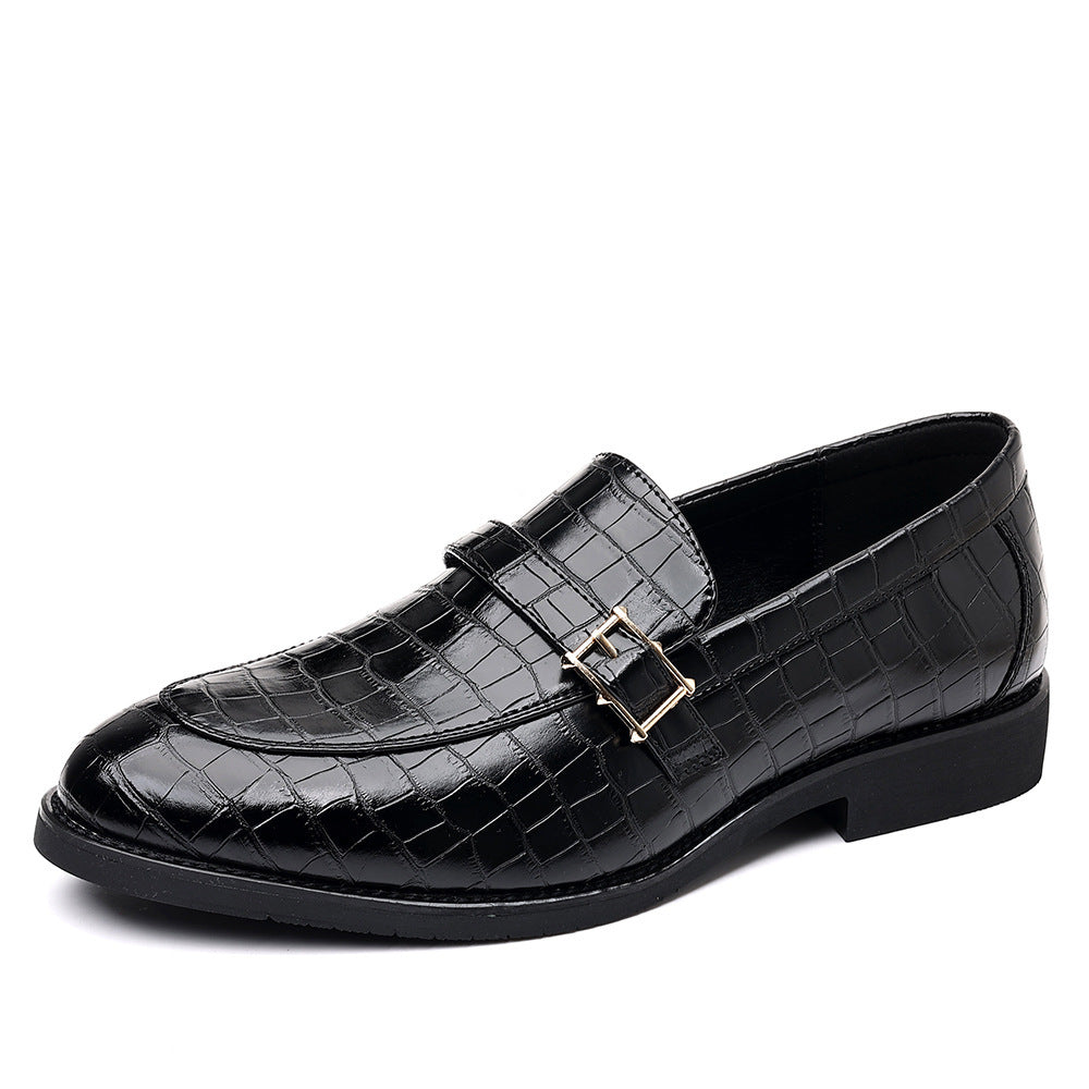 Mens Stylish Casual Leather Shoes Black