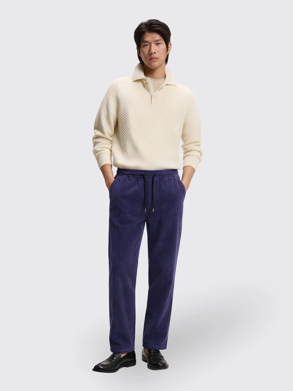 Winter Men Corduroy Pants Streetwear Joggers