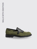 Solidcolor Tassel Accents Loafer Green CN38