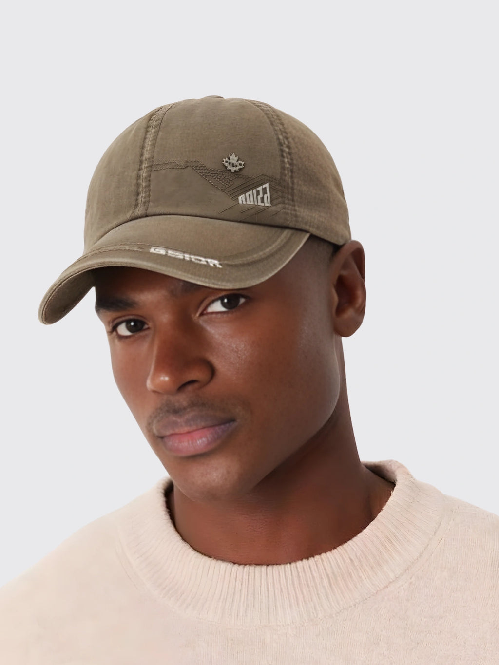 Peaked Cotton Baseball Cap