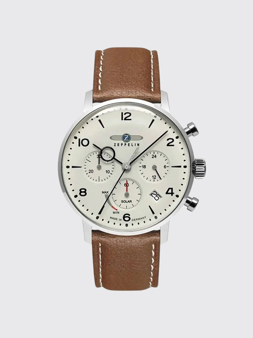 Mens Multifunctional Stylish Business-Ready Waterproof Calendar Watch