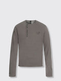 Casual Long-Sleeve T-Shirt Dark Gray L