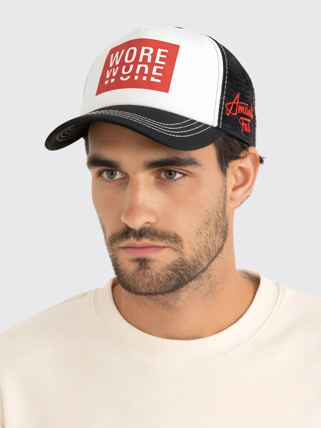Letter Net Baseball Cap