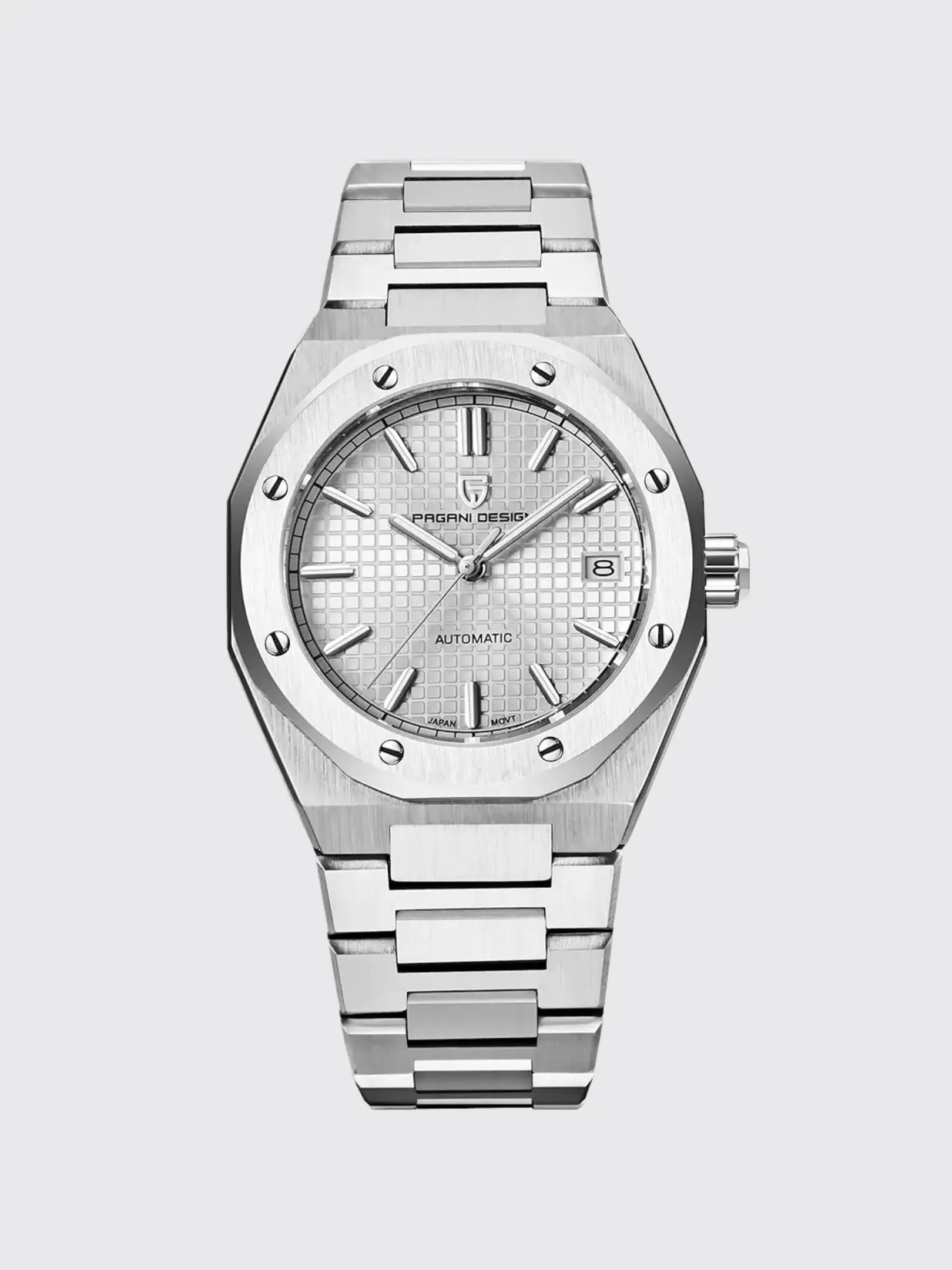 Mens Fashion Business Casual Steel Mechanical Watch