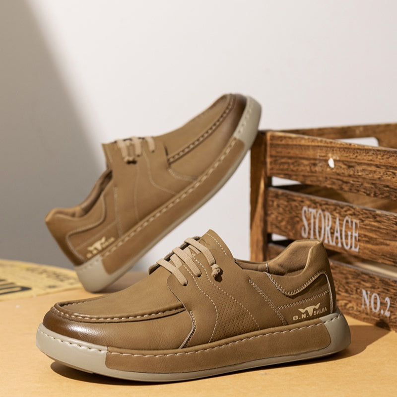 Leather Business Casual British Slip-on Shoes