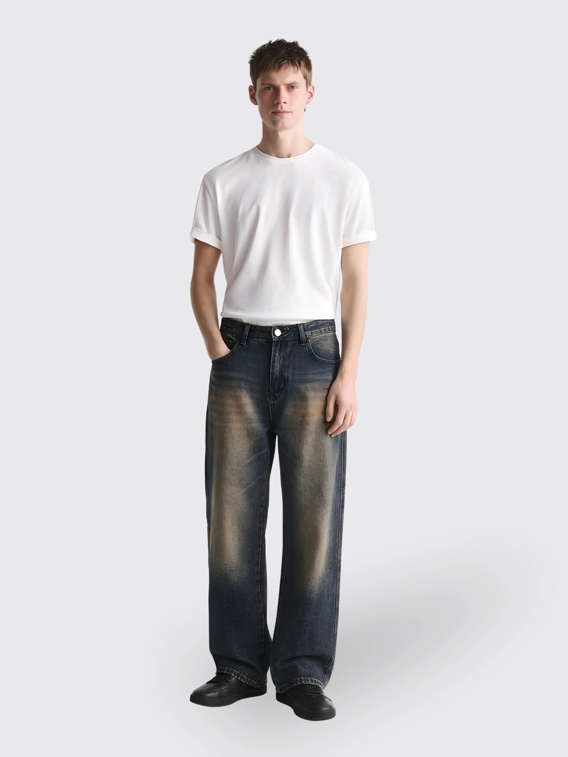 New Straight Jeans Men