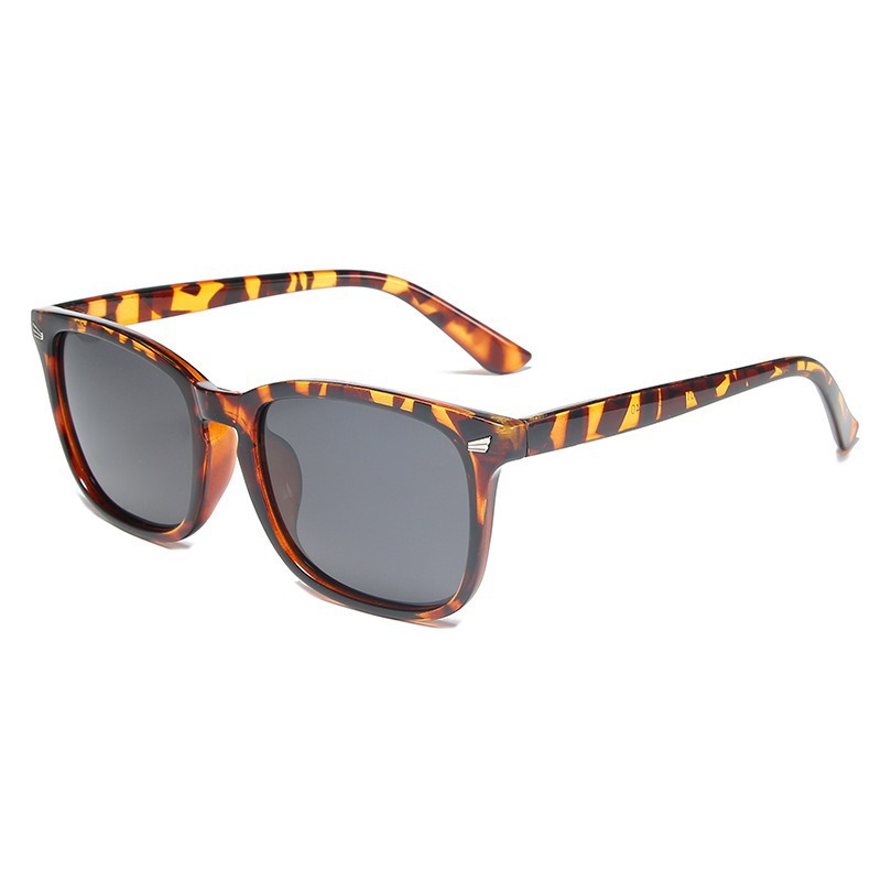 Minimalist Glasses High-definition Polarized Lenses For Men And Women Print Frame Gray Piece