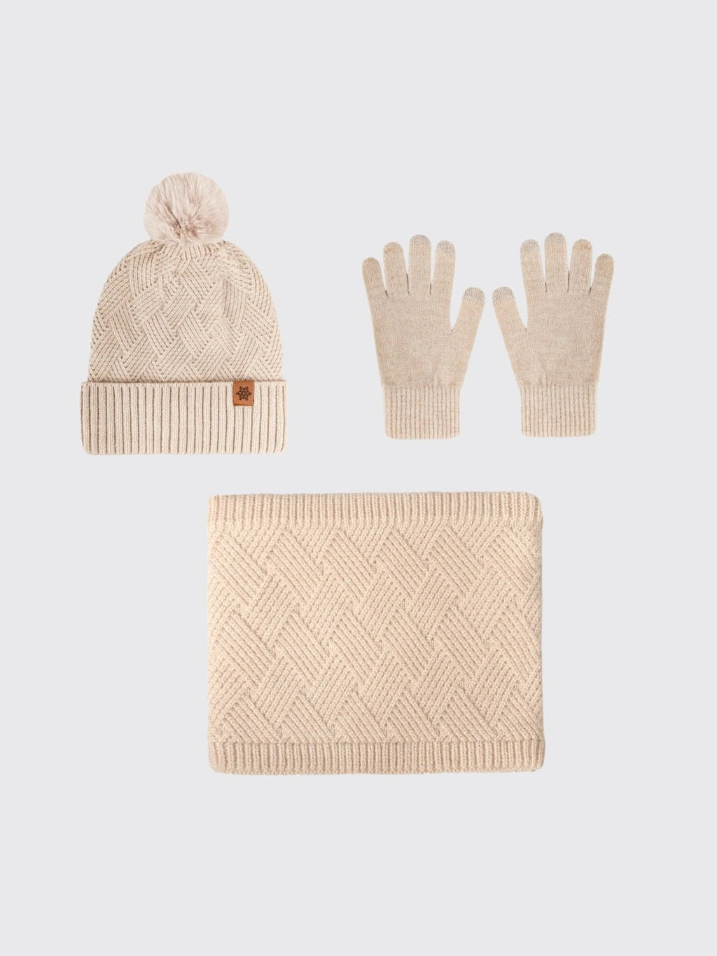 Ladies' Hat Scarf And Gloves Set