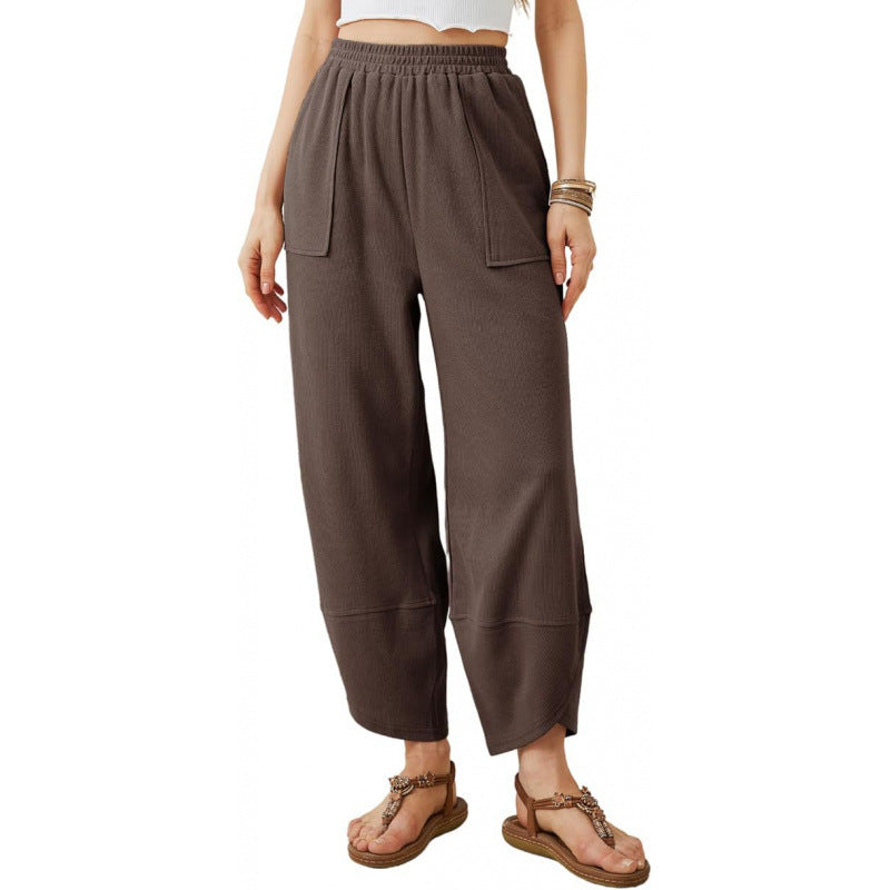Cropped Pants Brown