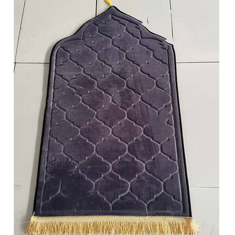 Irregular Worship Mat Grayish purple 65x110cm