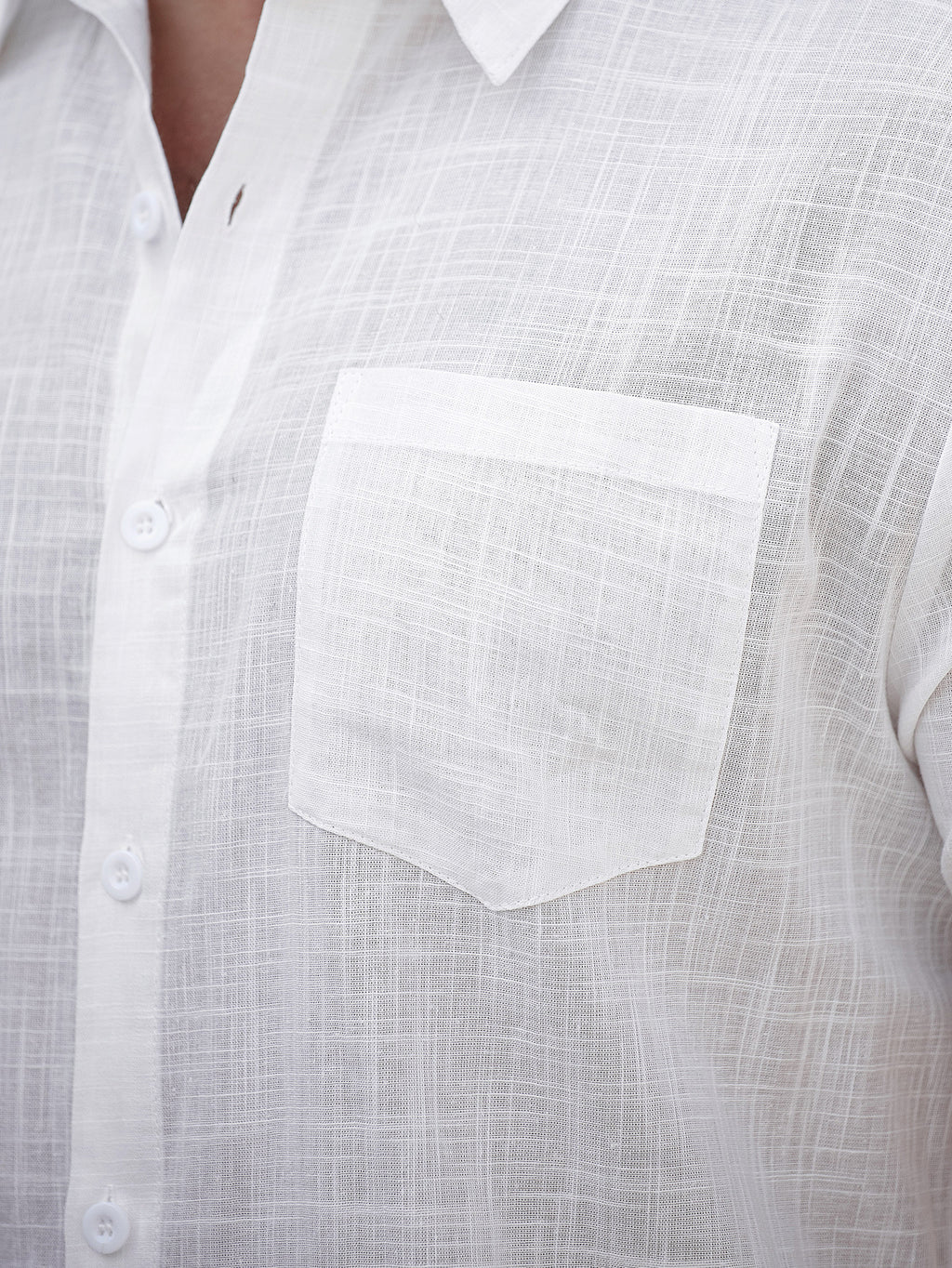 Cotton Shirt With A Pocket