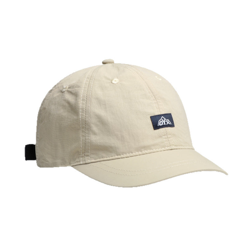 Simple Versatile American Retro Short-brim Cap