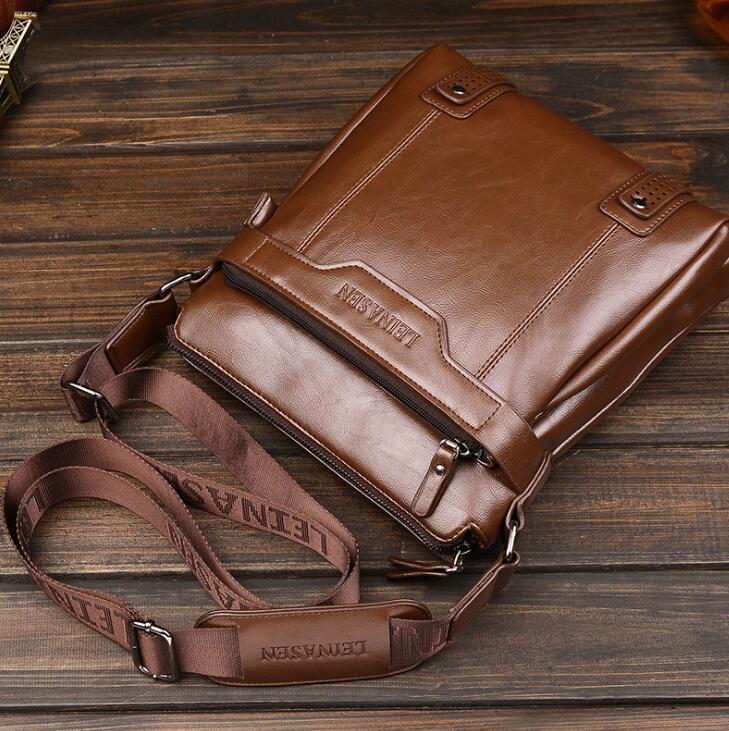Men Messenger Bags Khaki