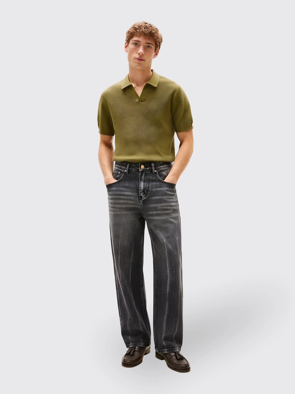 Retro Casual Loose Pants Men